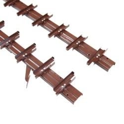 Mechanizm aluminiowy do żaluzji - kolor brązowy